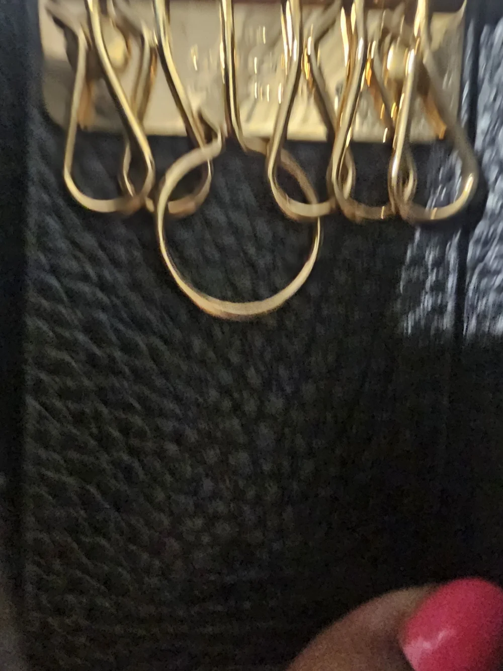 Gucci leather key chain holder